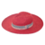 Chapéu Panamá Aba Longa Vermelho - Vero Chapelaria