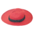 Chapéu Panamá Aba Longa Vermelho - Vero Chapelaria