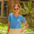 T-Shirt Feminina Azul - Algodão Pima