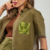 Camisa Linho bolso Crochê Verde Militar na internet