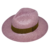 Chapéu Panamá Clássico Rosa Chic - Vero Chapelaria