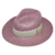 Chapéu Panamá Clássico Rosa Chic na internet