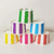 Potes de polipapel estampados de 120cc x8