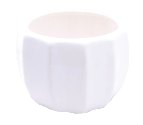 Maceta Flora Jaspeado Piedra