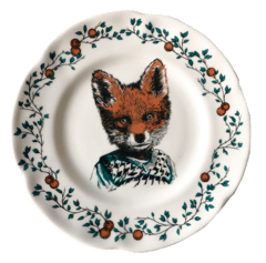 Plato de Postre Ilustrado ZORRO