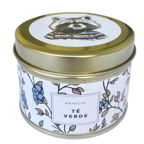 Vela de Soja - Mapache - Té Verde