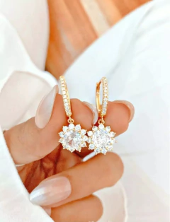 Argollas destello gold - por par - comprar online