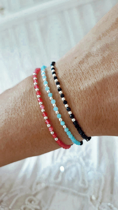Pulsera cristal Ambar acqua en internet