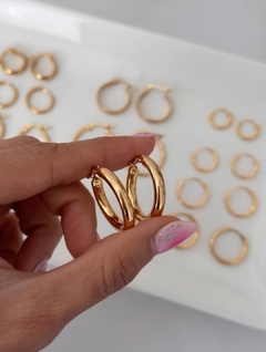 Argollas Niza gold - por par - comprar online