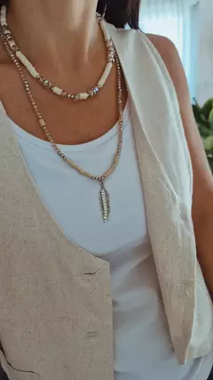 Collar plumita cristal - comprar online