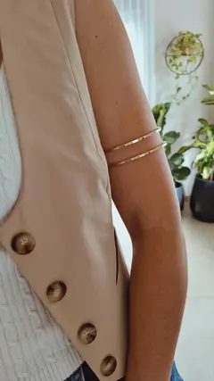 Brazalete tiras gold
