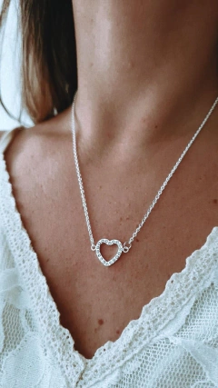 Collar Aitana corazon - comprar online