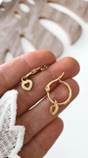 Argollas Cuore gold - por par