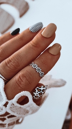 Anillo media falange Flori
