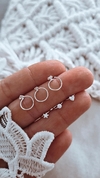 Argollas strass Eva - el par -
