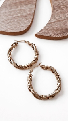 Argollas infinit gold - el par - comprar online