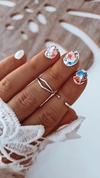Anillo media falange pico calado