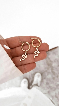 Argollas cobra gold - el par en internet