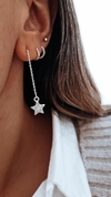 Aros alba estrellas - por par