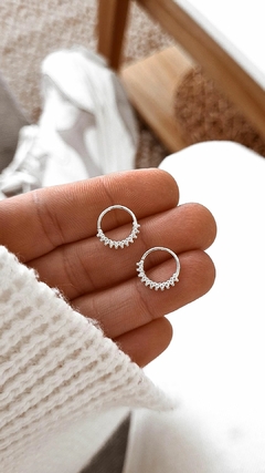 Aros strass Coty - el par -
