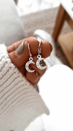 Argollas lunita shine - por par