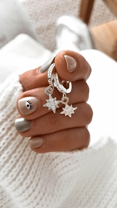 Argollas destello shine - por par