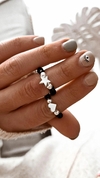 Anillo elastizado chanel black