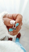 Argollas flower - el par -
