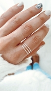 Anillo tres tiras