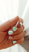 Argollas corazon colors - por par
