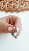 Argollas nina gold - por par