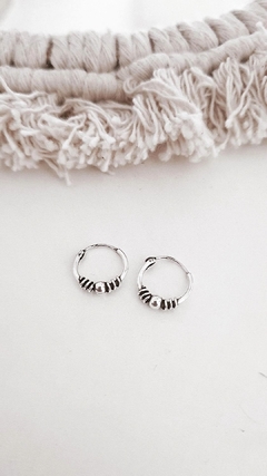Argollas bali Fiore - por par