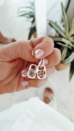Argollas colors chapita - por par - comprar online