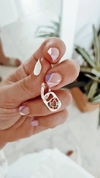 Argollas colors chapita - por par