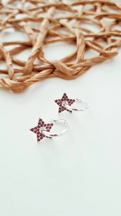 Argollas stars pink - por par - comprar online