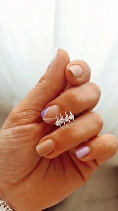 Bidu 4 strass - por unidad - Coquetas Accesorios