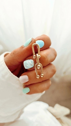 Argollas Stefy gold - por par - comprar online