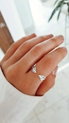 Anillo doble hojita