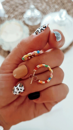 Argollas Astrid gold - por par - comprar online