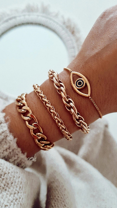 Pulsera Dali gold - Coquetas Accesorios