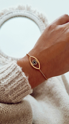 Pulsera ojito regulable gold