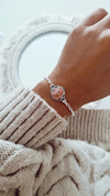 Pulsera piedra rosé