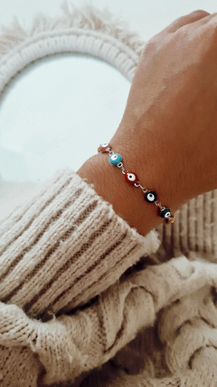 Pulsera ojitos colors