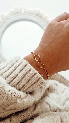 Pulsera amore gold en internet