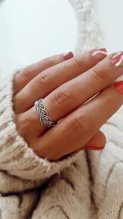 Anillo trenza