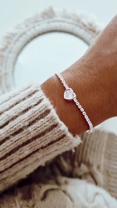 Pulsera cubic cuore shine - comprar online
