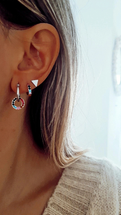 Argollas strass shine colors - por par en internet