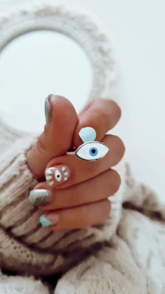 Anillo ojo nacar - comprar online