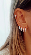 Argollas strass June - el par