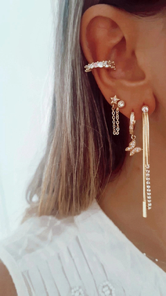 Aros party gold - por par